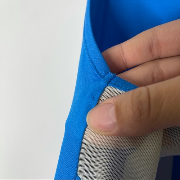 SOULCYCLE Blue Graphic Racerback Athletic Tank MD - Picture 6 of 7